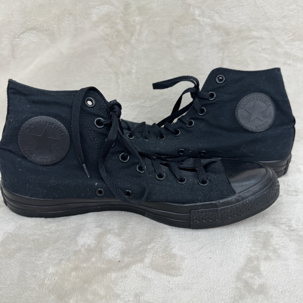 Converse Chuck Taylor All Star Hi Mens 11 Black Monochrome M3310 High Top - Picture 5 of 8